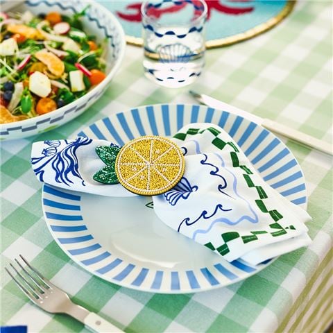 Porto - Nautilus Siren Napkins Set 4pce 45x45cm
