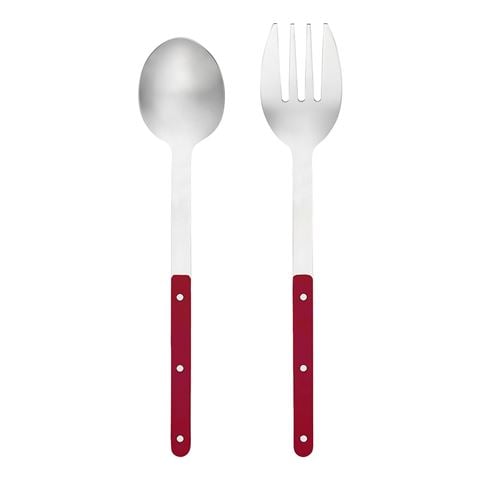 Porto - Sona Salad Server Set 2pce Ruby 27cm