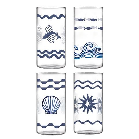 Porto Nautilus Hi Ball Tumbler 500ml Set 4pce - Peter's of Kensington