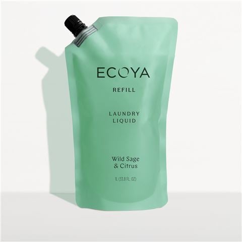 Ecoya - Wild Sage & Citrus Laundry Liquid Refill 1L