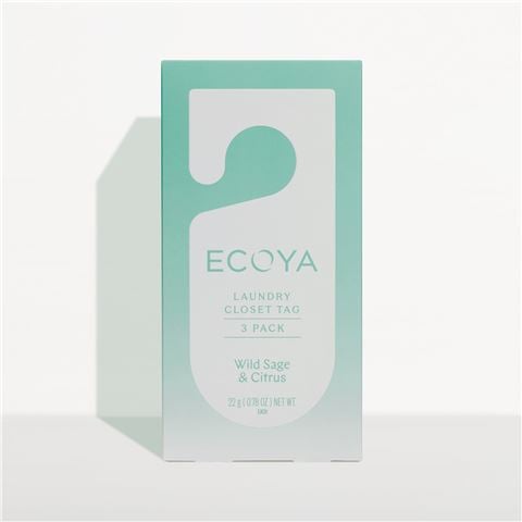 Ecoya - Wild Sage & Citrus Closet Tag Set