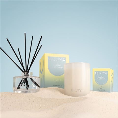 Ecoya - Sea Salt & Coconut Madison Candle 400g