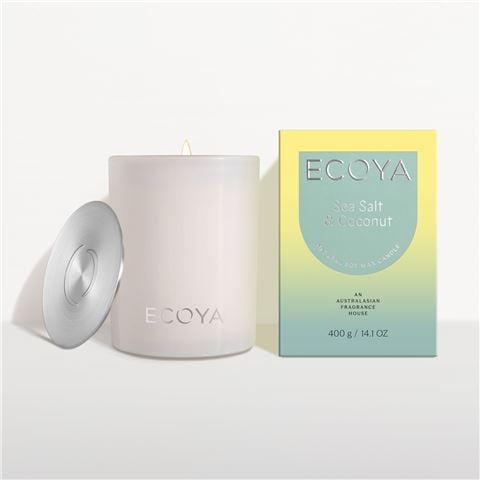 Ecoya - Sea Salt & Coconut Madison Candle 400g