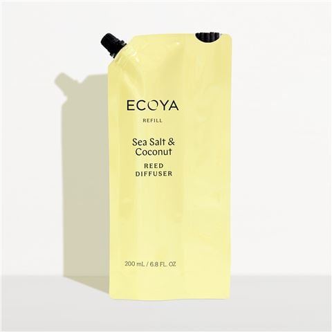 Ecoya - Sea Salt & Coconut Reed Diffuser Refill 200ml