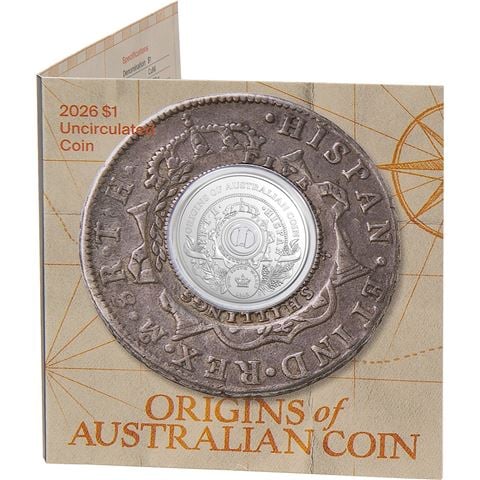 Royal Australian Mint - 2026 $1 Holey Dollar Uncirculated Coin