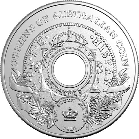 Royal Australian Mint - 2026 $1 Holey Dollar Uncirculated Coin