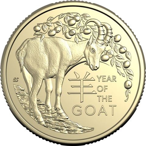 Royal Australian Mint - 2027 $1 Lunar Series Year of the Goat Uncirculated Two-Coin Set