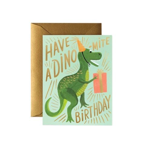 Rifle Paper Co - Dino-mite Birthday Greeting Card