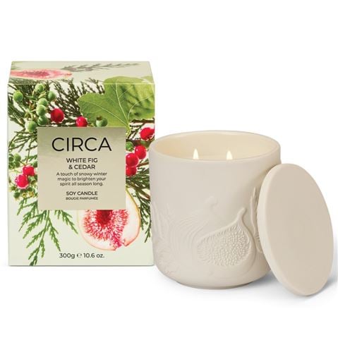 CIRCA - Christmas White Fig & Cedar Candle 300g