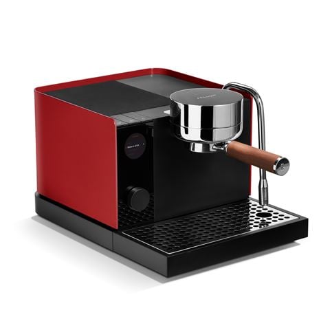 Fellow - Espresso Series 1 Coffee Machine Cherry Red & Walnut