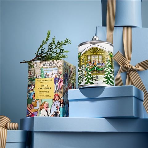 Glasshouse - White Christmas Candle 380g