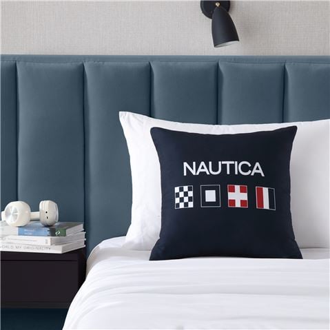 Nautica - Nautica Flag Decorative Cushion Navy