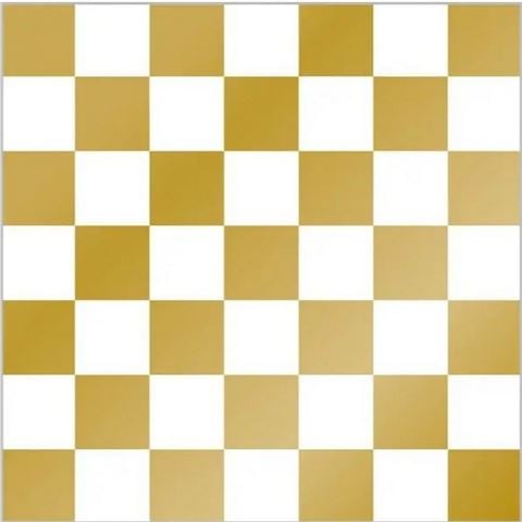 Paper Products - Chessboard Lunch Napkins Gold Set 20pce