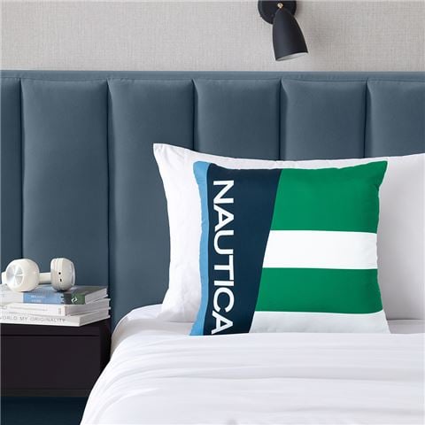 Nautica - Nautica Massimo Decorative Cushion Navy/Pepper Green