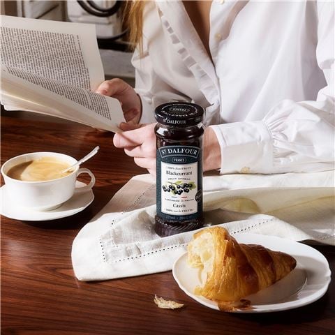 St.Dalfour Blackcurrant Fruit Spread 284g - Peter's of Kensington
