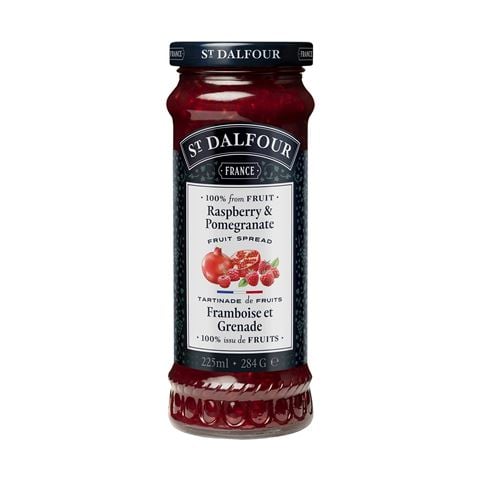 St.Dalfour Raspberry & Pomegranate Fruit Spread 284g - Peter's of Kensington
