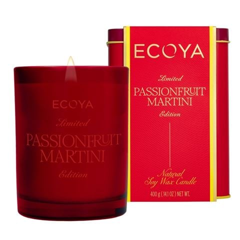 Ecoya Holiday Collection Passionfruit Martini Madison Candle 400g - Peter's of Kensington