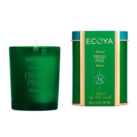 Ecoya - Holiday Collection Fresh Pine Mini Madison Candle 80g