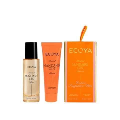 Ecoya - Holiday Collection Festive Fragrance Duo Mandarin Gin