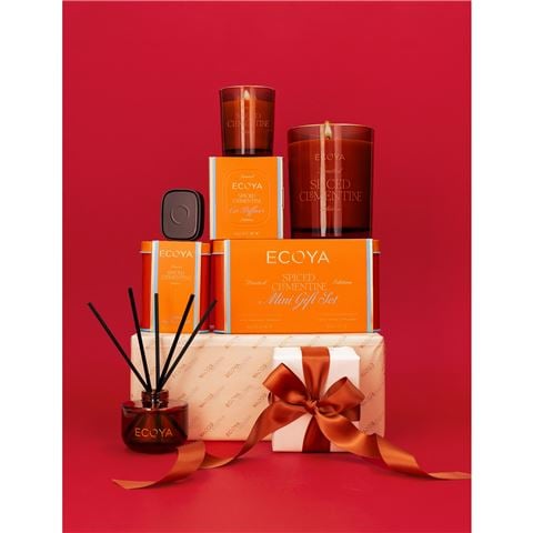 Ecoya Holiday Collection Car Diffuser Set Spiced Clementine - Peter's of Kensington