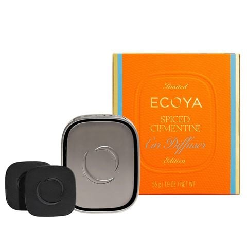 Ecoya Holiday Collection Car Diffuser Set Spiced Clementine - Peter's of Kensington