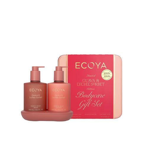Ecoya Holiday Collection Bodycare Gift Set Guava & Lychee Sorbet - Peter's of Kensington