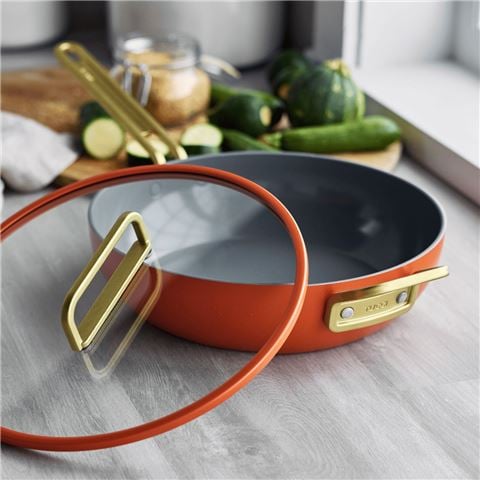 Greenpan Stanley Tucci Covered Stanley Pan Amalfi Sunset 29cm/4.2L - Peter's of Kensington