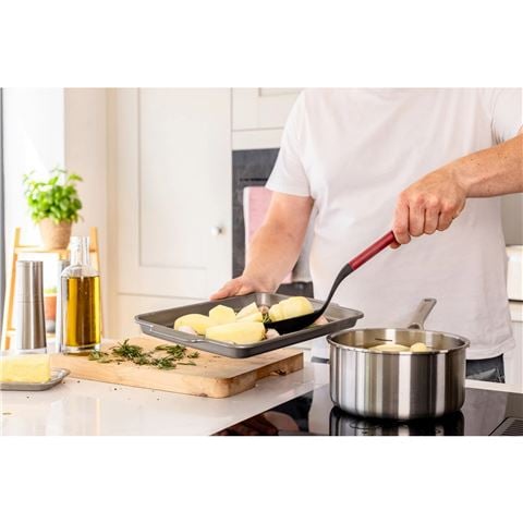 KitchenAid Classic Slotted Spoon Empire Red - Peter's of Kensington