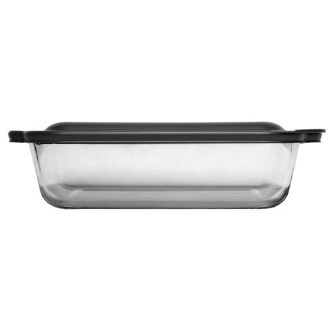 Pyrex - Deep Dish Rectangle Baker w/Blue Lid 3L