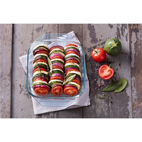 Pyrex - Cook & Enjoy Borosilicate Glass Square Roaster 2L
