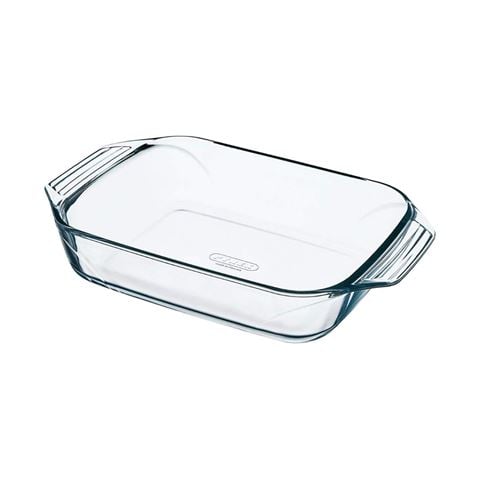 Pyrex - Let's Share Borosilicate Glass Rectangle Roaster 2L
