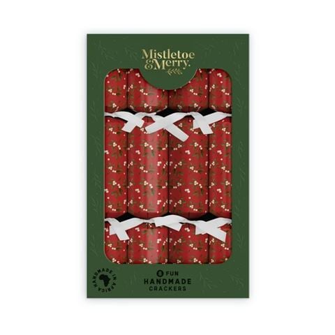 Mistletoe & Merry Fun Red Berries Pattern - Peter's of Kensington