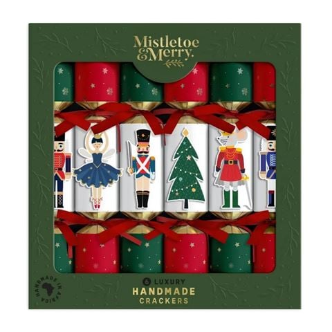 Mistletoe & Merry Luxury Nutcracker with Tip-ons - Peter's of Kensington