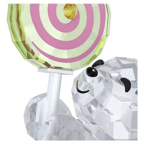 Swarovski Crystal - Kris Bear Sweet Lollipop Figurine