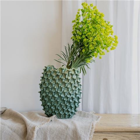 Mode Cres Vase Reac Green 28cm - Peter's of Kensington