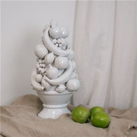 Mode Como Fruit/Bowl White 44cm - Peter's of Kensington