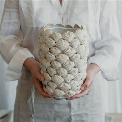 Mode Shell Vase 28cm - Peter's of Kensington