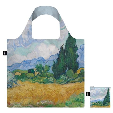 LOQI Vincent Van Gogh A Wheatfield With Cypresses Recycled Bag - Peter's of Kensington