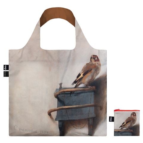 LOQI - Carel Fabritius Goldfinch Recycled Bag