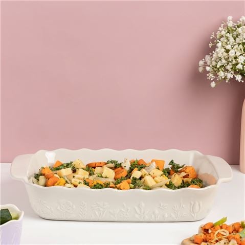 Mason Cash In The Meadow Rectangular Oven Dish 37.5cm/2.8L - Peter's of Kensington