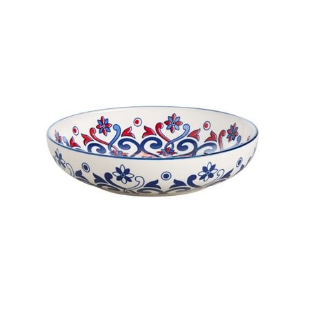 Wilkie Bros Pasta Bowl Mediterranean Flower - Peter's of Kensington