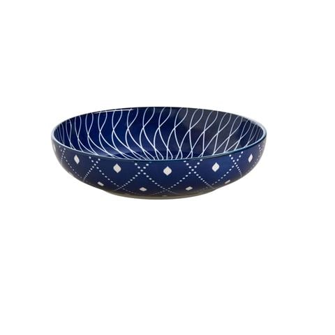 Wilkie Bros - Pasta Bowl Blue Spiral
