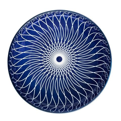 Wilkie Bros - Pasta Bowl Blue Spiral