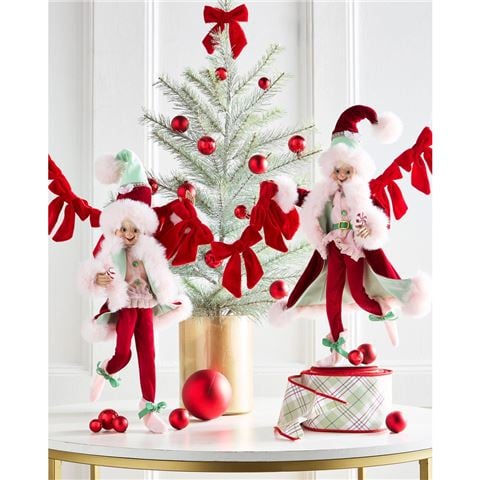 Raz Sugar & Spice Sugar and Spice Posable Elf Assorted 40.5cm-46cm - Peter's of Kensington