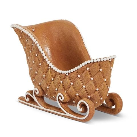 Raz - Sugar & Spice Christmas Sleigh Gingerbread Pearl