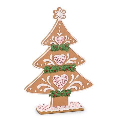 Raz - Sugar & Spice Gingerbread Tree 46cm