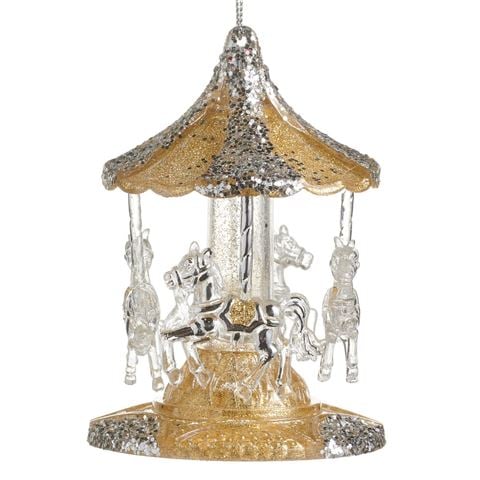 Raz - Nutcracker Suite Carousel Ornament 10cm