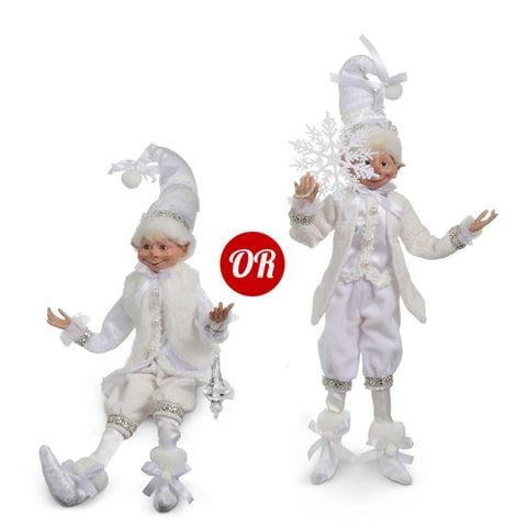 Raz Northern Lights Northern Lights Posable Elf Assorted 40.5cm - Peter's of Kensington