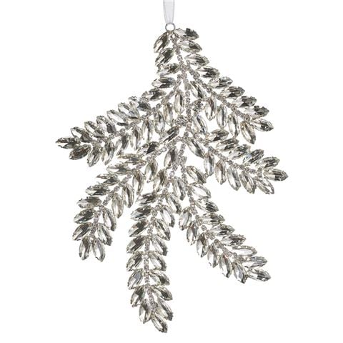 Raz - Northern Lights Clear Jewel Pine Ornament 18cm
