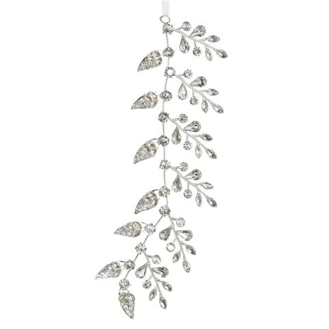 Raz - Northern Lights Clear Jewel Vine Ornament 23cm
